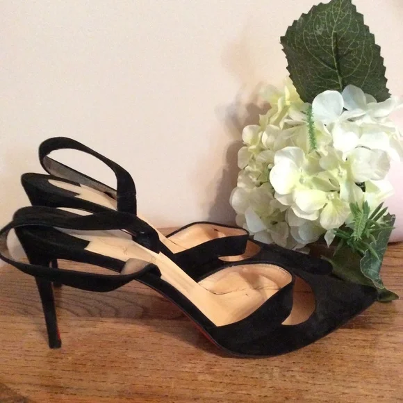 Christian Louboutin Sling Back Shoes - Picture 1 of 12